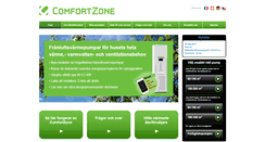 Desktop Screenshot of comfortzone.se