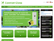 Tablet Screenshot of comfortzone.se